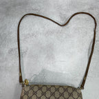 Gucci GG Shoulder Bag Brown Beige Logo — view 4