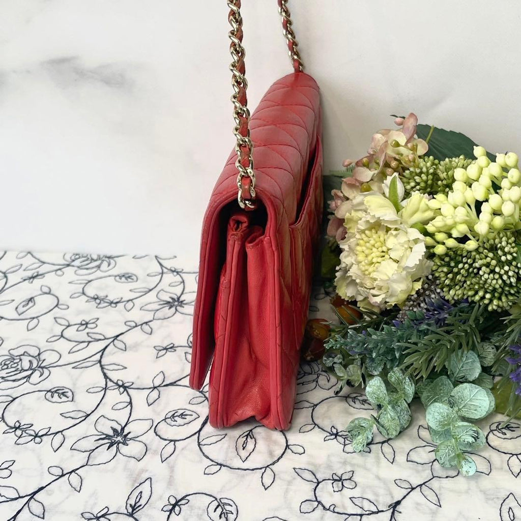 Chanel Chain Wallet Quilted Shoulder — view 5