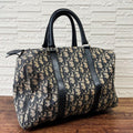 Dior Trotter Canvas Leather Mini Boston Hand Bag