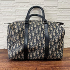 Dior Trotter Canvas Leather Mini Boston Hand Bag — view 2