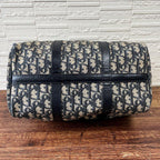 Dior Trotter Canvas Leather Mini Boston Hand Bag — view 4
