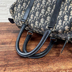 Dior Trotter Canvas Leather Mini Boston Hand Bag — view 6