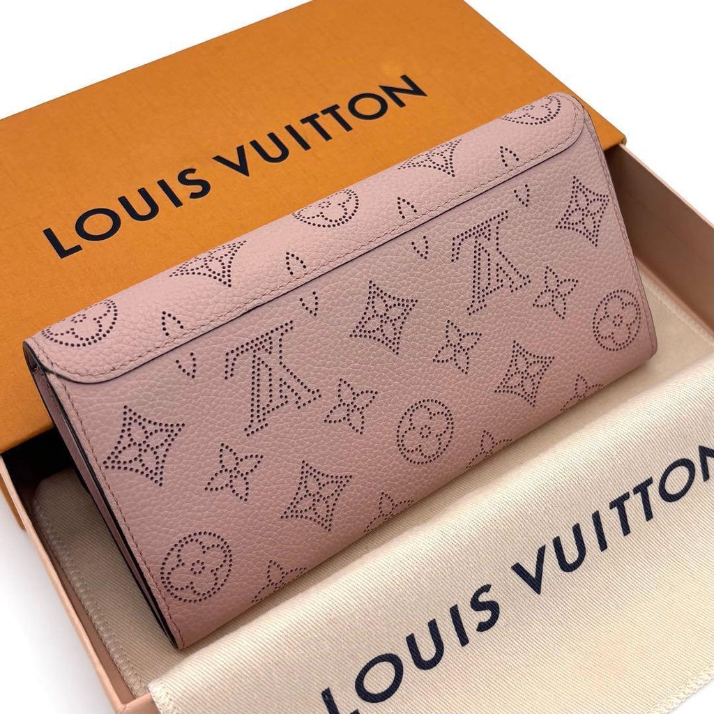 Louis Vuitton Monogram Mahina Portefeuille Iris Magnolia Wallet — view 2
