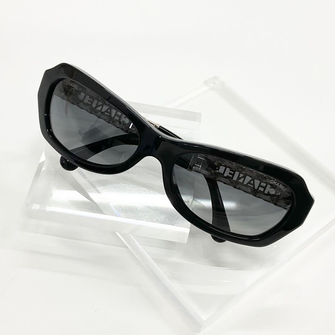 Chanel Sunglasses Logo Eyewear Black