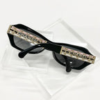 Chanel Sunglasses Logo Eyewear Black — view 2
