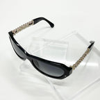 Chanel Sunglasses Logo Eyewear Black — view 3
