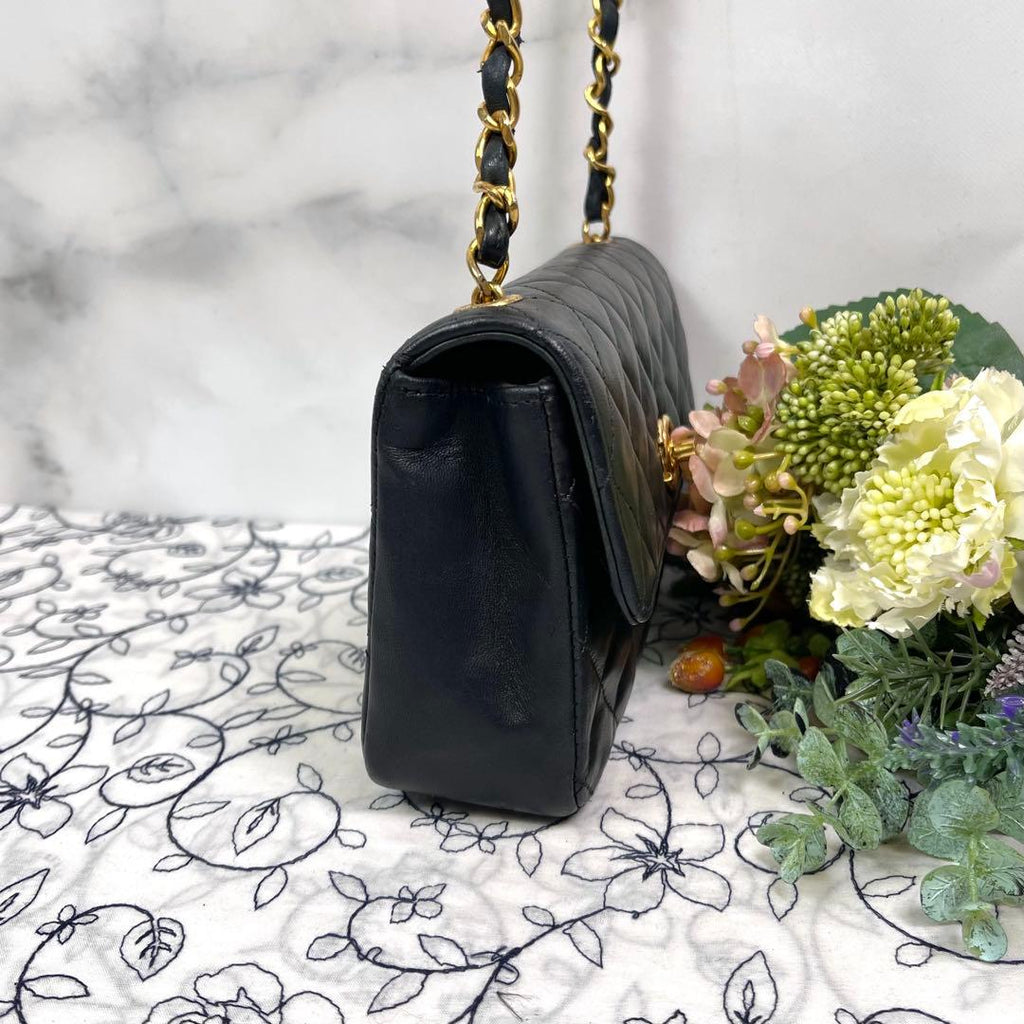 Chanel Vintage Turnlock Quilted Chain Shoulder — view 6