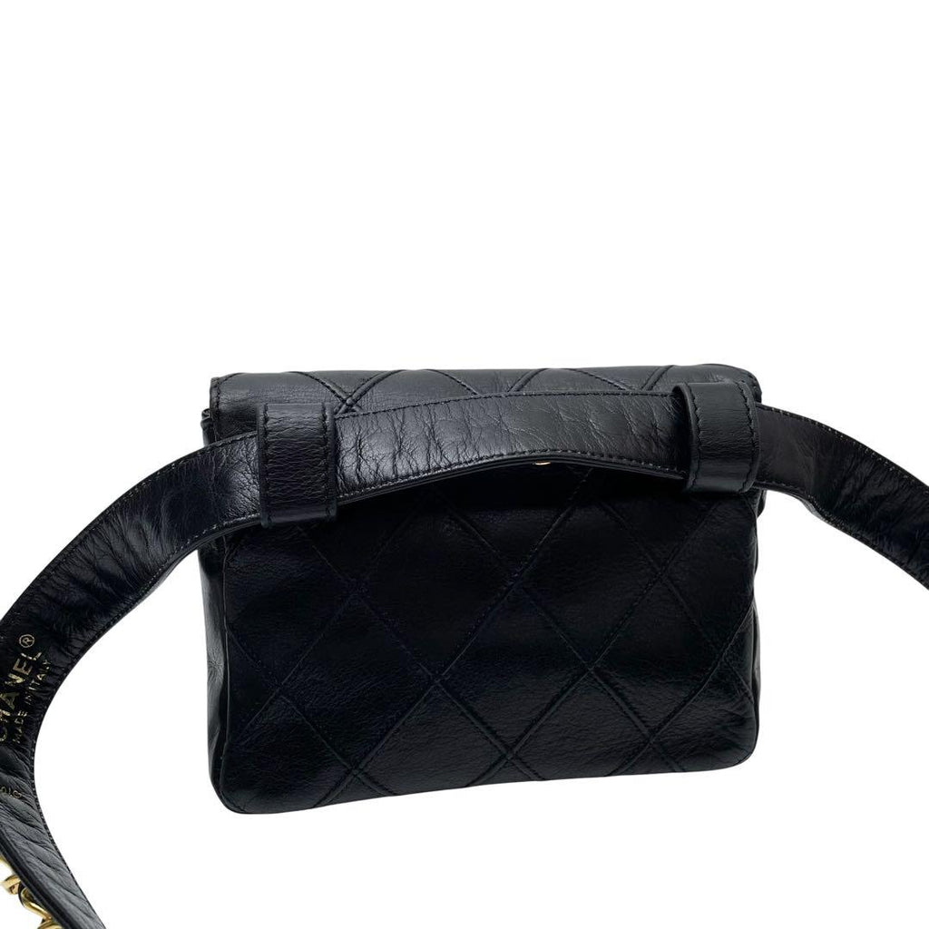 Chanel Lambskin Bicolor Quilted Waist Bag — view 2