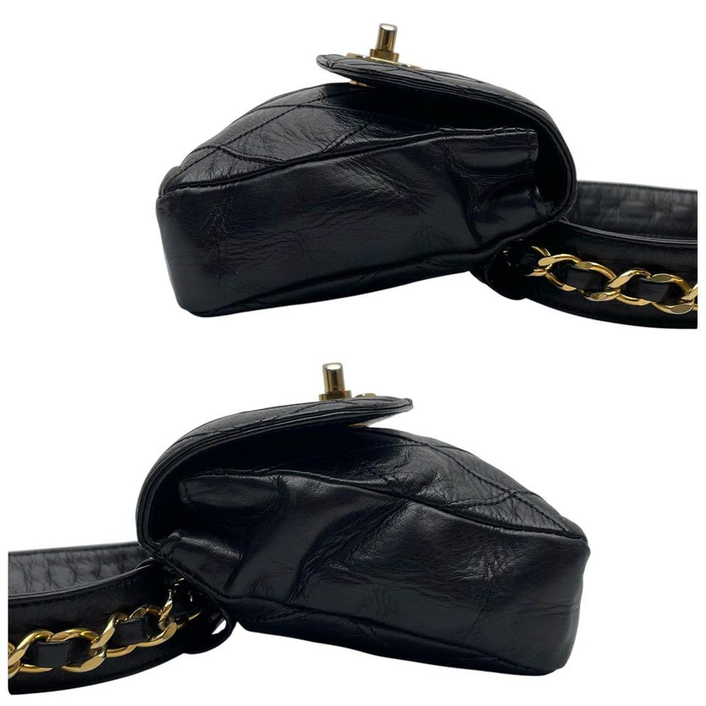 Chanel Lambskin Bicolor Quilted Waist Bag — view 4