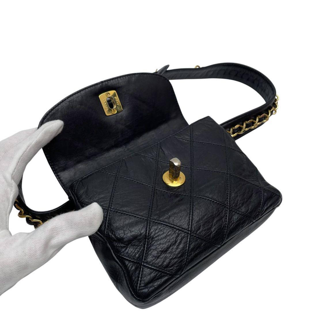 Chanel Lambskin Bicolor Quilted Waist Bag — view 7