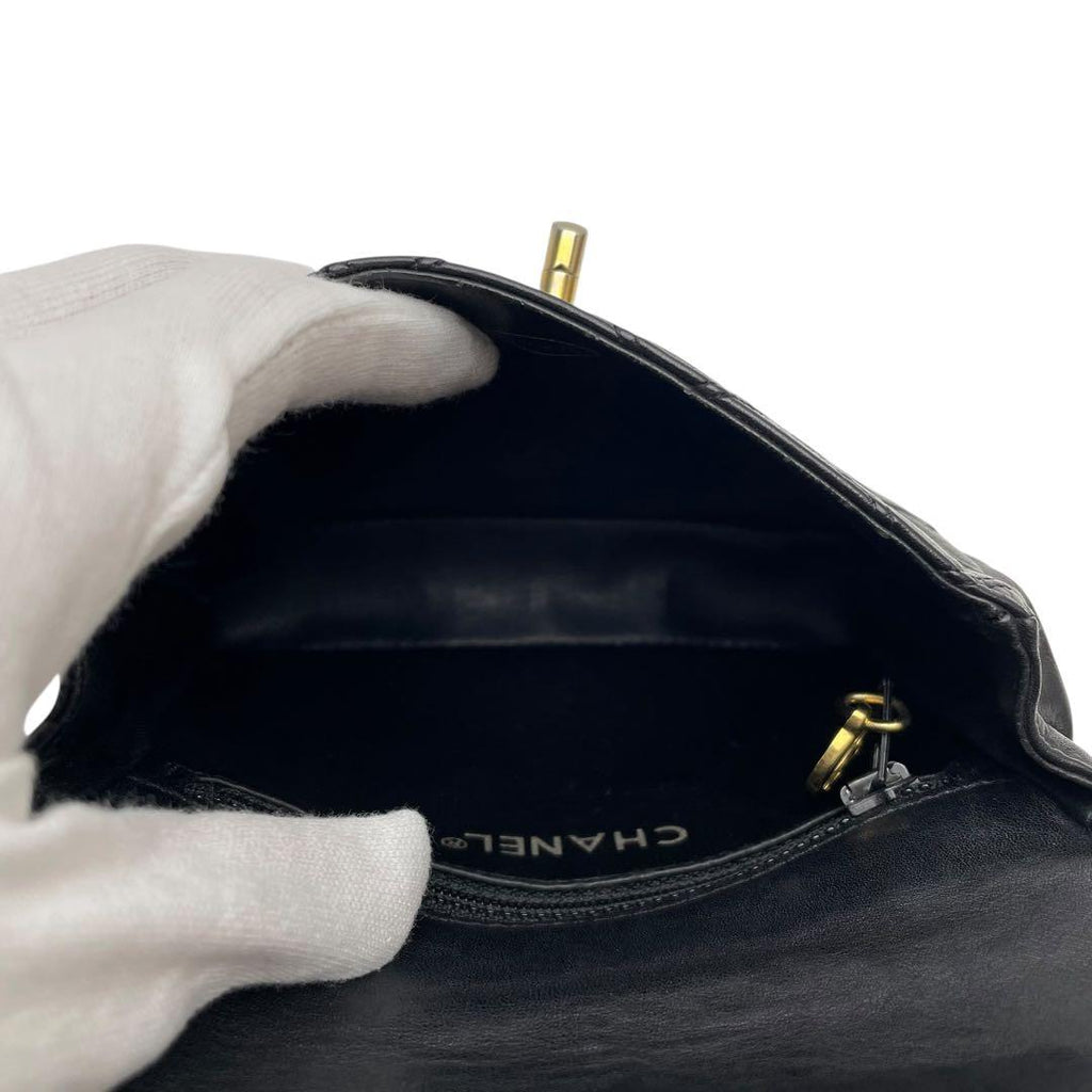 Chanel Lambskin Bicolor Quilted Waist Bag — view 8