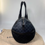 Louis Vuitton Damier Cobalt Match Point Polochon Boston Bag — view 4