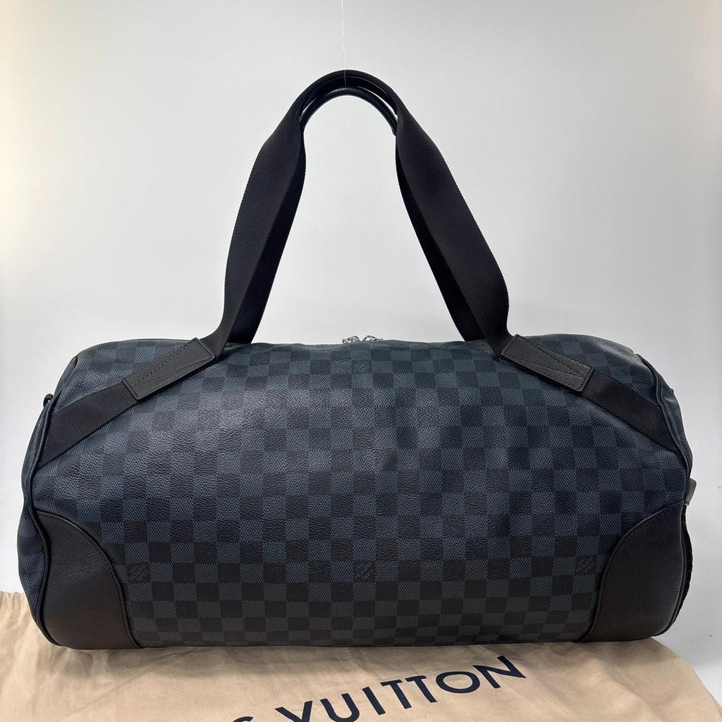 Louis Vuitton Damier Cobalt Match Point Polochon Boston Bag — view 6