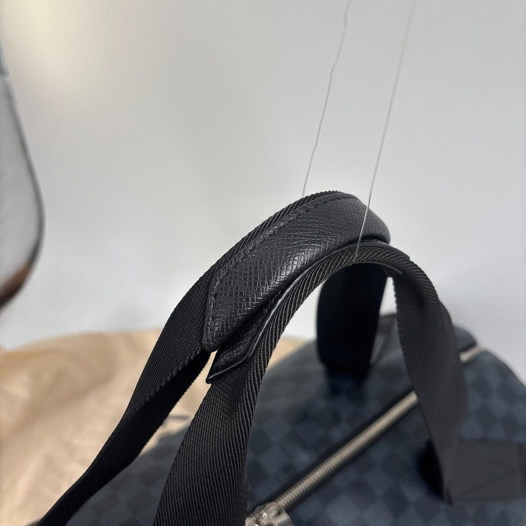 Louis Vuitton Damier Cobalt Match Point Polochon Boston Bag — view 7