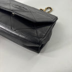 Chanel CC Logo Chain Shoulder Bag Black — view 7