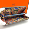 Hermes Wallet Azap Long Silk in Etoupe Gray