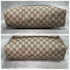 Gucci GG Sherry Line Tote Brown Logo Leather — view 8
