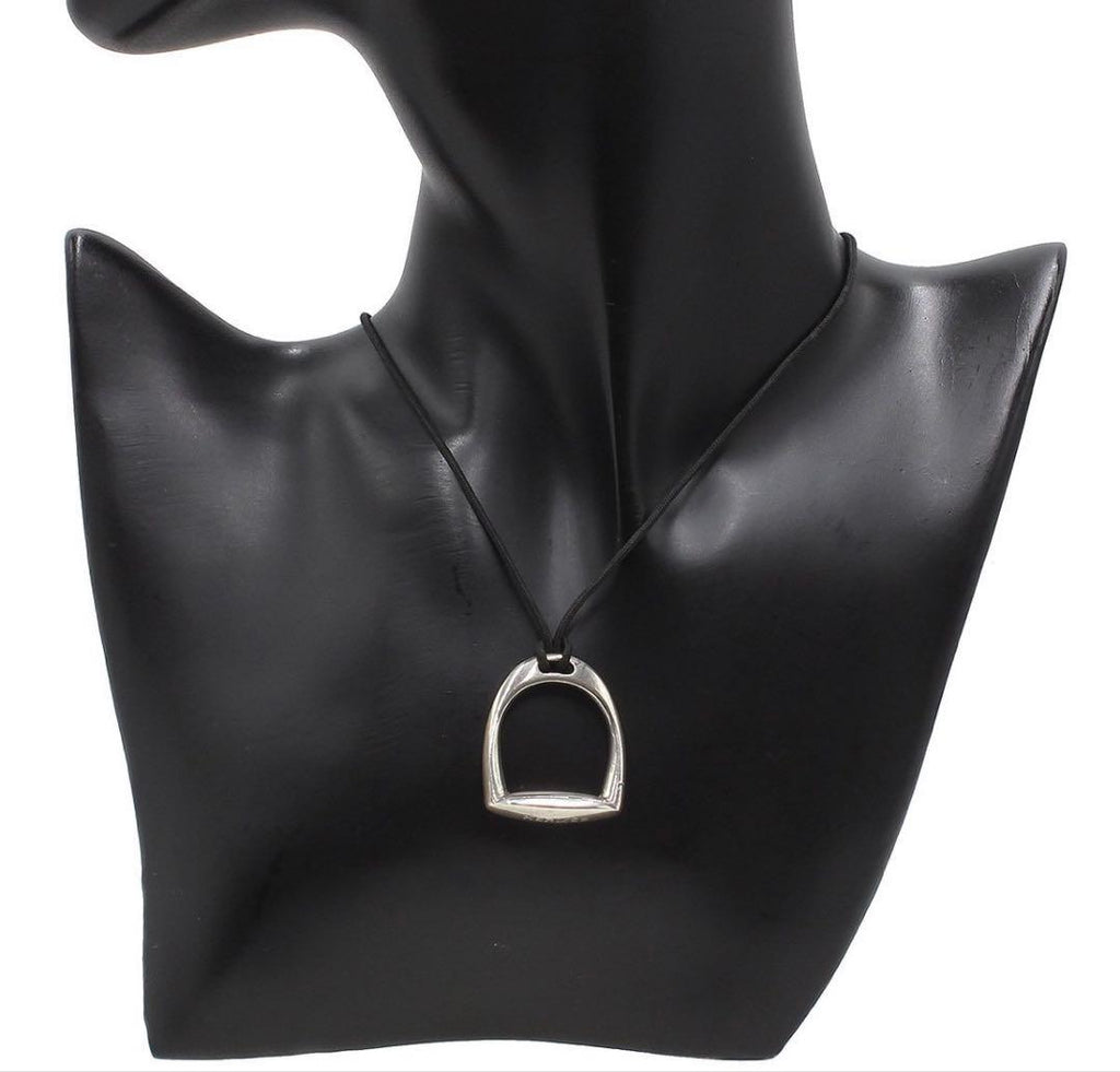 Hermes Stirrup Motif Horse Tack Code Necklace — view 2