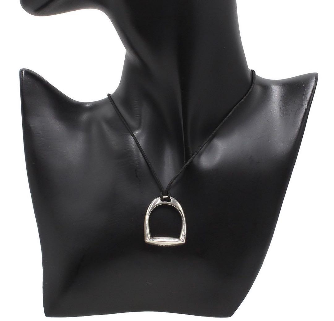 Hermes Stirrup Motif Horse Tack Code Necklace — view 2