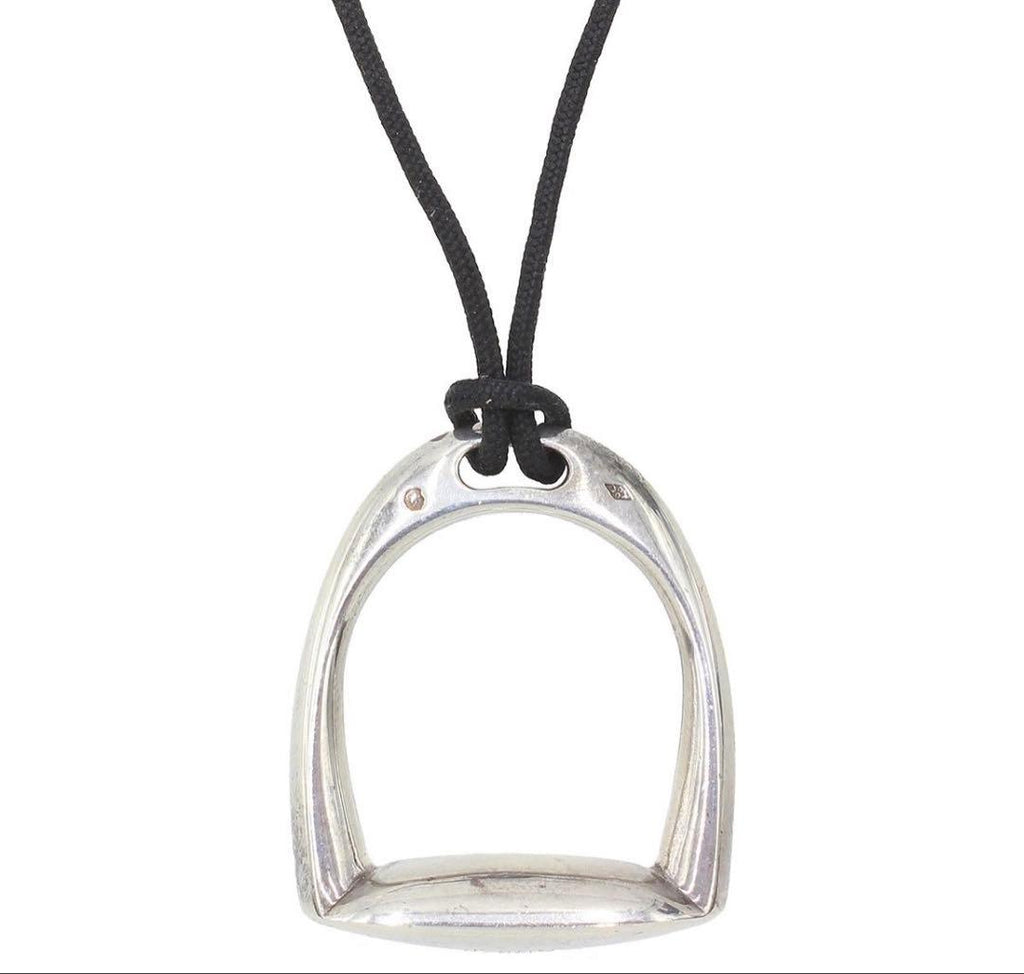 Hermes Stirrup Motif Horse Tack Code Necklace — view 4