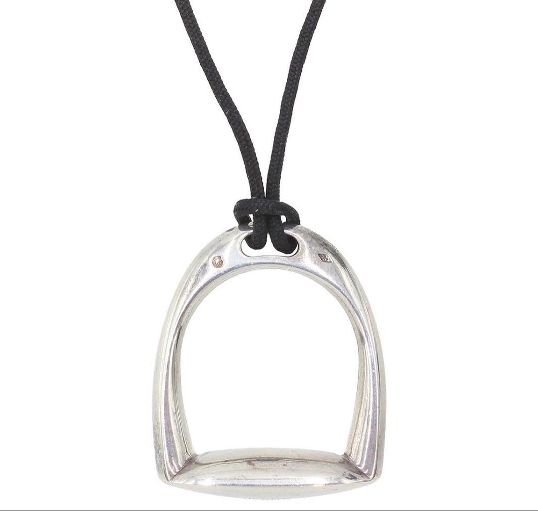 Hermes Stirrup Motif Horse Tack Code Necklace — view 4