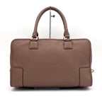 Loewe Amazona 36 Leather Mini Boston Bag Beige — view 2