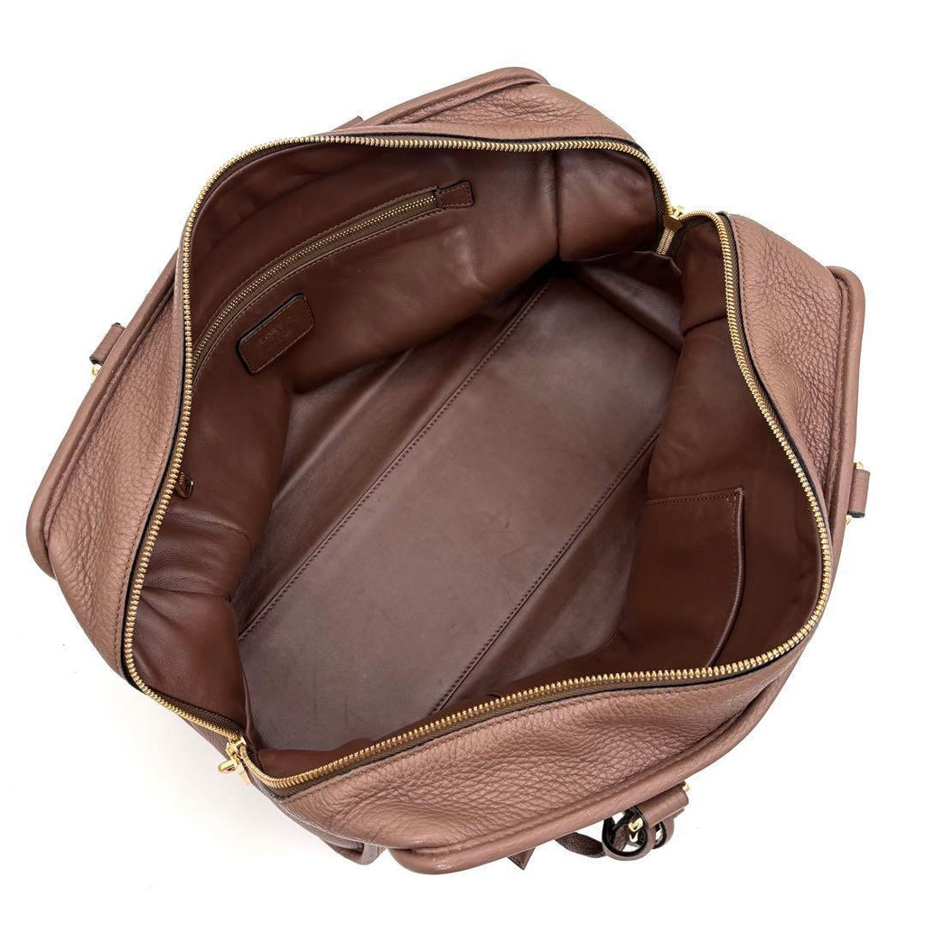 Loewe Amazona 36 Leather Mini Boston Bag Beige — view 3