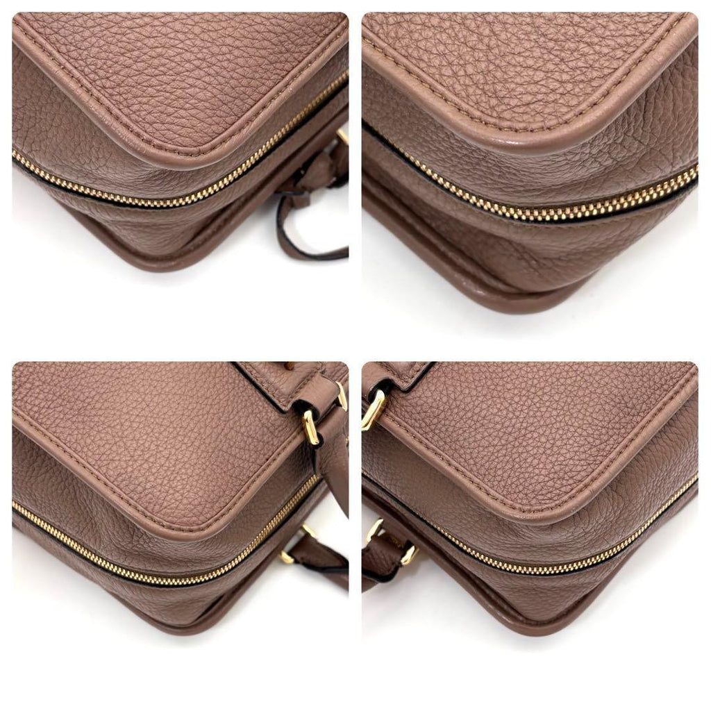Loewe Amazona 36 Leather Mini Boston Bag Beige — view 8