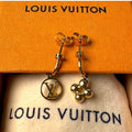 Louis Vuitton Earrings Blooming Monogram Gold