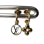 Louis Vuitton Earrings Blooming Monogram Gold — view 2