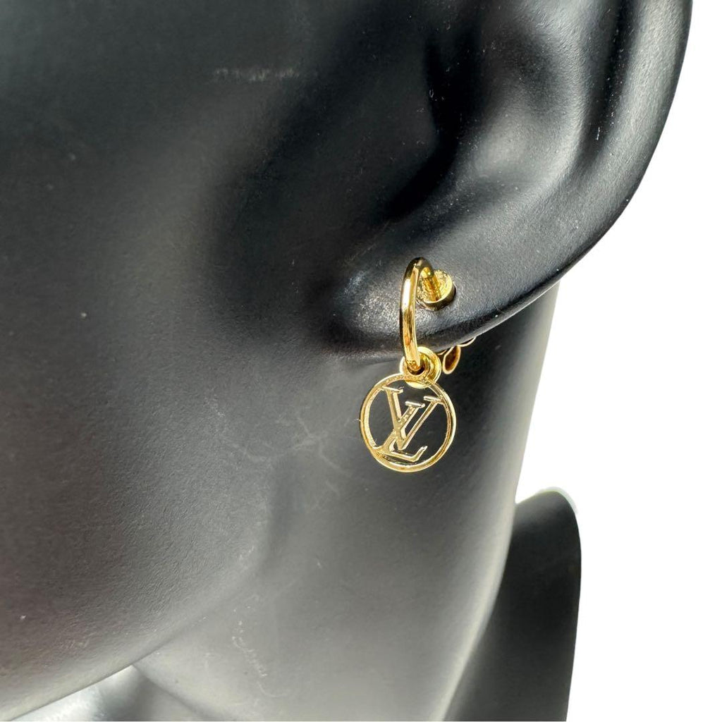 Louis Vuitton Earrings Blooming Monogram Gold — view 3