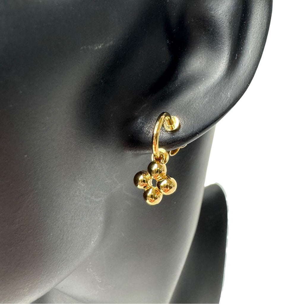 Louis Vuitton Earrings Blooming Monogram Gold — view 4