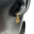 Louis Vuitton Earrings Blooming Monogram Gold — view 4