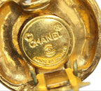 Chanel CC Logo Rhinestone Swing Earrings — view 5