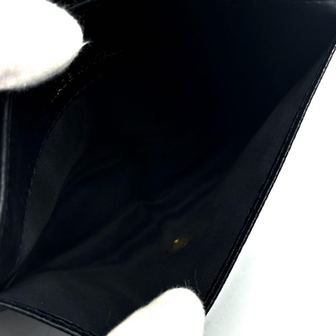 Chanel Wallet Coco Stitch Jumbo CC Logo Caviar — view 8