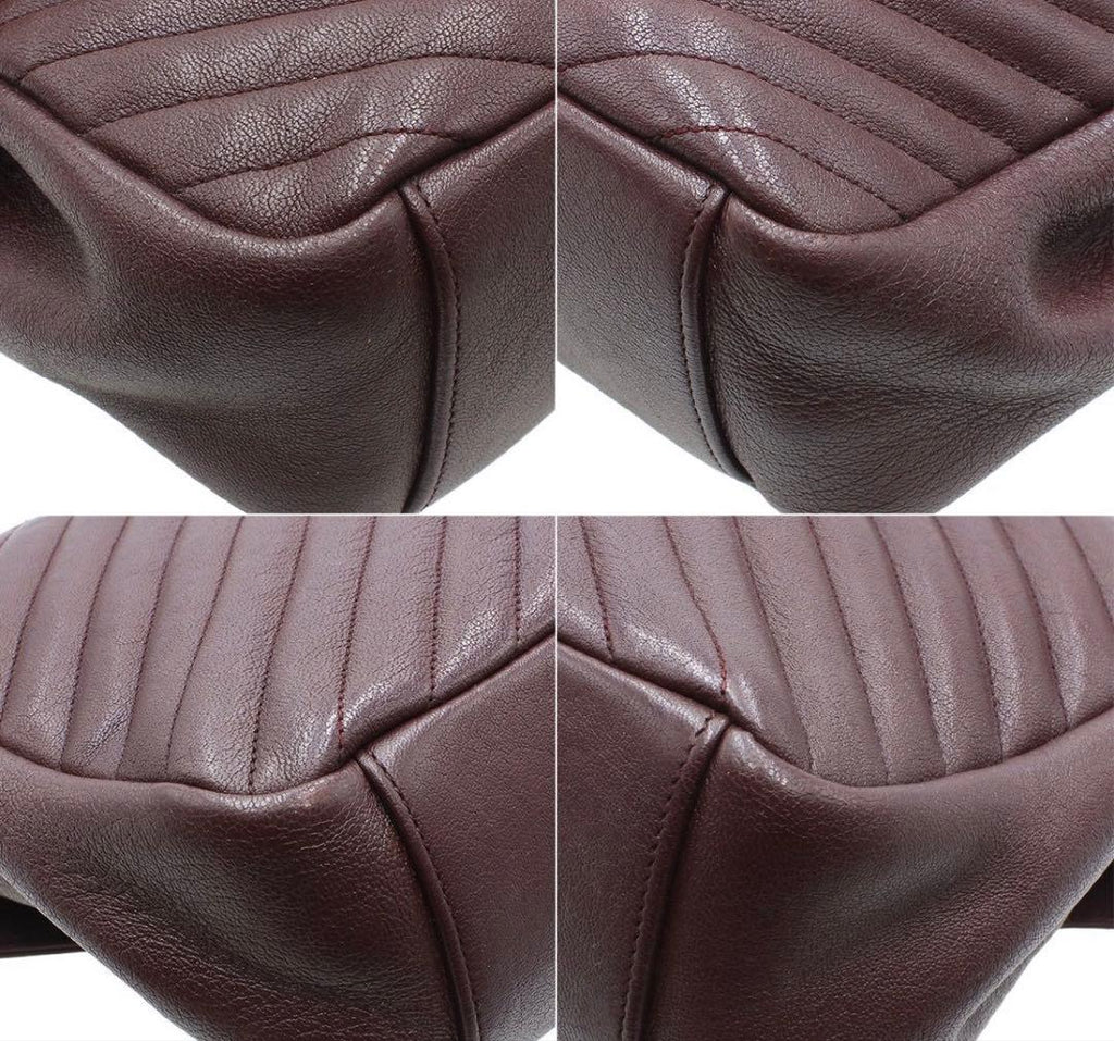 Saint Laurent YSL Quilted Leather Carre — view 5