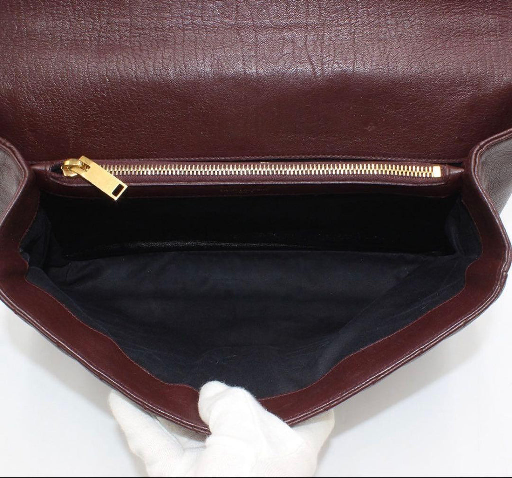 Saint Laurent YSL Quilted Leather Carre — view 6