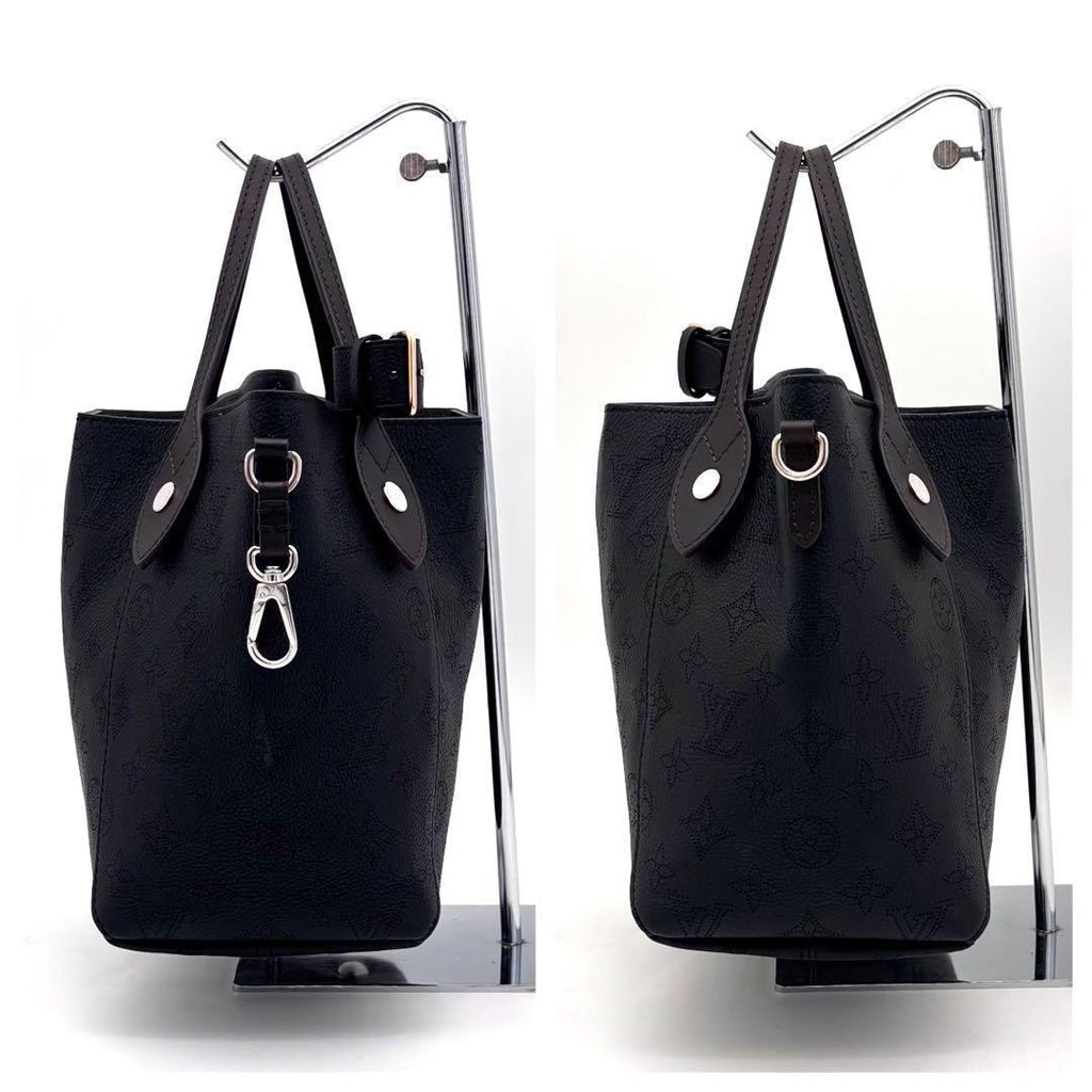 Louis Vuitton Mahina Hina PM Shoulder Bag Black — view 4