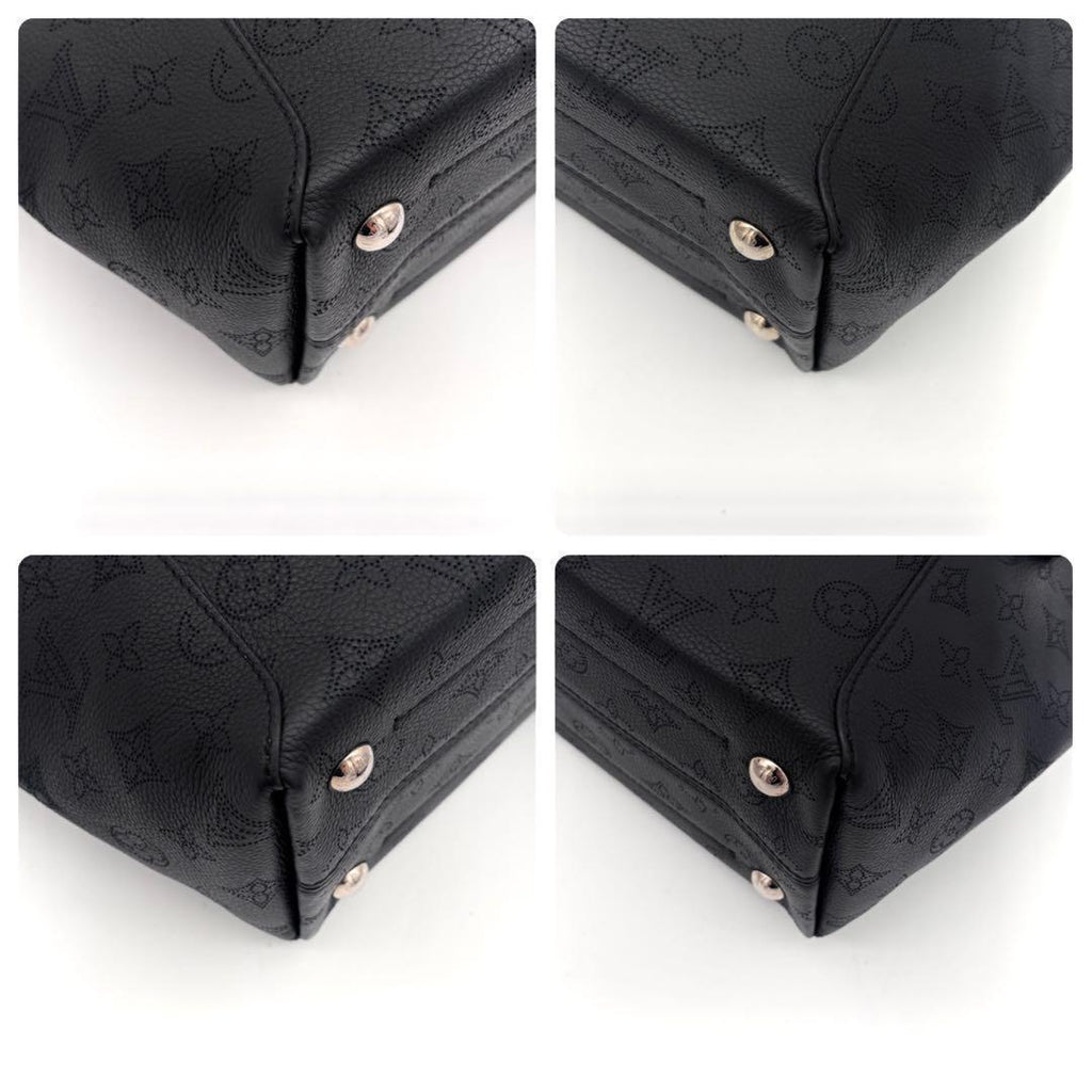 Louis Vuitton Mahina Hina PM Shoulder Bag Black — view 7