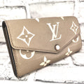 Louis Vuitton Bicolor Empreinte Portefeuille Sarah Wallet