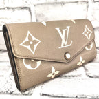 Louis Vuitton Bicolor Empreinte Portefeuille Sarah Wallet