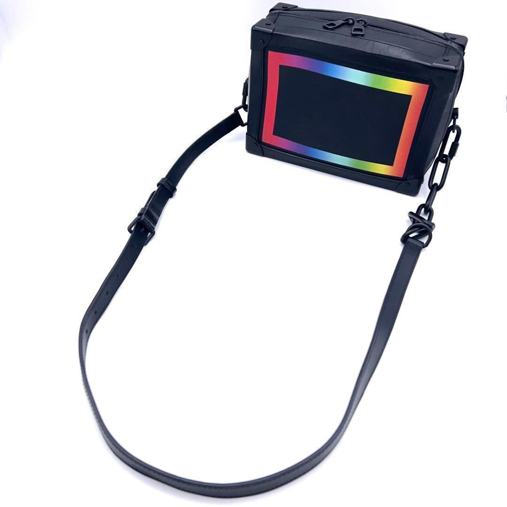 Louis Vuitton Taiga Soft Trunk Shoulder Bag Rainbow — view 3