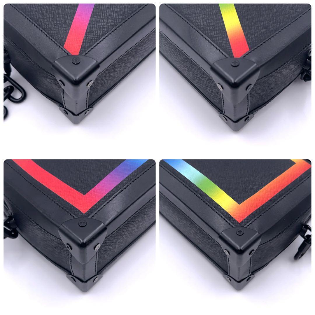 Louis Vuitton Taiga Soft Trunk Shoulder Bag Rainbow — view 8