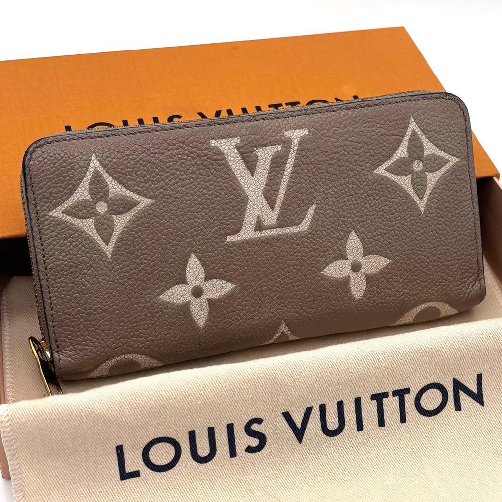Louis Vuitton Bicolor Monogram Empreinte Zippy Wallet