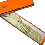 Hermes Pulp Octopus Charm Key Ring Key Holder