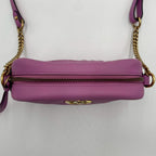 Gucci GG Marmont Leather Chain Shoulder Bag Pink — view 7