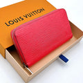 Louis Vuitton Epi Zippy Wallet Rose Pondicherry