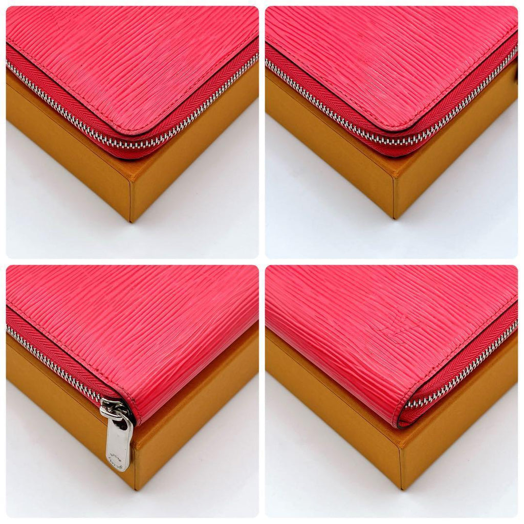 Louis Vuitton Epi Zippy Wallet Rose Pondicherry — view 9