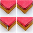 Louis Vuitton Epi Zippy Wallet Rose Pondicherry — view 9