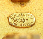 Chanel Logo Faux Pearl Round Earrings — view 7